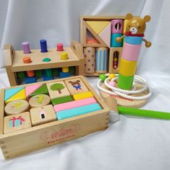 ミキハウス MIKI HOUSE』 『THE BEARS SCHOOL』他 木製の知育玩具 