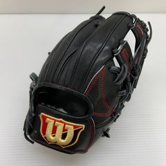 Wilson 硬式グローブ 黒 メッシュウェブ - メルカリ