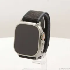 ソフマップ 〔中古品〕 Apple Watch Ultra 2 GPS + Cellular 49mm チタニウムケース ブルー／ブラックトレイルループ【198】