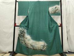平和屋着物●訪問着　刺繍　浜松文　金彩　正絹　逸品　DABC3637az 平和屋着物○訪問着 刺繍 浜松文 金彩 正絹 逸品 DABC3637az - メルカリ