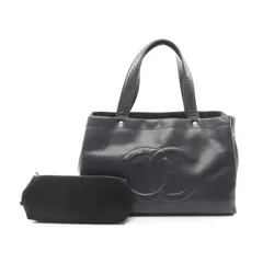 シャネル CHANEL ハンドバッグ マトラッセ デカココマーク ブラック キャビアスキン(グレインドカーフ) マトラッセ デカココマーク ハンドバッグ レディース