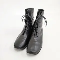 JURGEN LEHL レースアップ レザー サイズ23cm ブーツ ブラック レディース ヨーガンレール【中古】5-1102G◎のサムネイル
