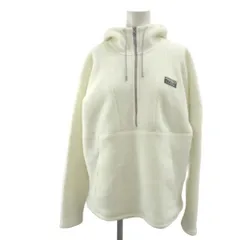 エルエルビーン L.L.BEAN パーカー フリース  S 白 ホワイト 長袖 フード付き ハーフジップ /NP ■GY99のサムネイル