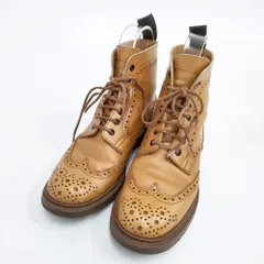 Tricker's ウィングチップ カントリーブーツ サイズ5 ブーツ キャメル レディース トリッカーズ【中古】6-0106G◎のサムネイル
