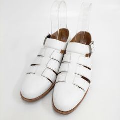未使用級✨ ギャルリーヴィー グルカサンダル ホワイト 36 レザー