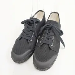 spring court 未使用品 G2 HEAVY TWILL LACES 38 スニーカー ブラック レディース スプリングコート【中古】6-0224G◎のサムネイル