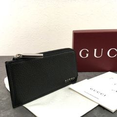 202 送料込み！ 極美品 GUCCI コンパクトウォレット 74209 ダーク 