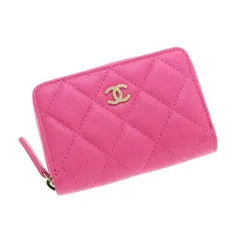 シャネル マトラッセ･キャビア･コインカードケース  【Aランク】【中古】