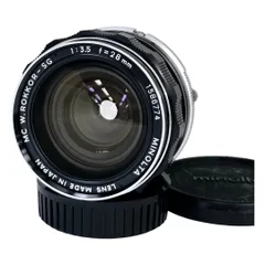 2026年最新】ミノルタ MD W.ROKKOR 20mm F2.8の人気アイテム - メルカリ