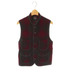 ウールリッチ WOOLRICH ベスト チェック ウール S レッド /HK ■GY18のサムネイル