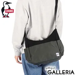 【日本正規品】 チャムス ショルダーバッグ メンズ レディース CHUMS 大きめ 軽量 撥水 旅行 A4 10L SWEAT NYLON プレッピーショルダーバッグスウェットナイロン CH60-4008 Black×Charcoal