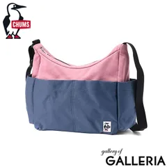 【日本正規品】 チャムス ショルダーバッグ メンズ レディース CHUMS 大きめ 軽量 撥水 旅行 A4 10L SWEAT NYLON プレッピーショルダーバッグスウェットナイロン CH60-4008 DustyPink×Indigo