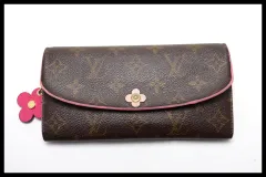 ■LOUIS VUITTON モノグラム ポルトフォイユフラワー レザー 2つ折り長財布 ルイヴィトン ■0416fp37319