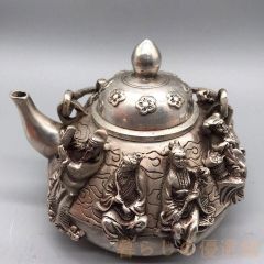 中国　白銅　饕餮文　神獣摘　水注　水滴　V　R7117 中国 白銅 饕餮文 神獣摘 水注 水滴 V R7117 - メルカリ