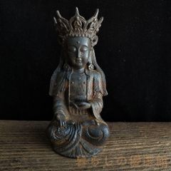 鉄器 観音菩薩 如来仏 平安鐘 鎮宅 辟邪 開運 風水 招財置物 工芸品
