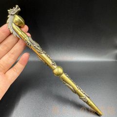 銅 細工 簪 髪飾り 道家結髪 工芸品 置物 - メルカリ