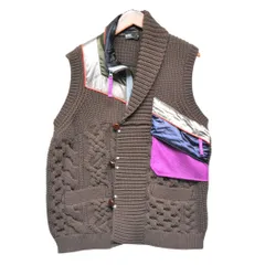 KOLOR　カラー　2024AW　ドッキングジップアップニットベスト　24SCM-N04303　8054000242627のサムネイル