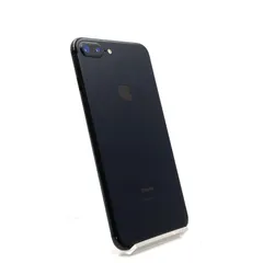 【全額返金保証】【最速発送】 iPhone 7 Plus 128GB ブラック au 白ロム 動作確認済 83%