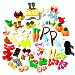 レゴ 正規品 中古 食べ物セット レゴブロック【管理番号：3667】