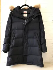 美品　DANTON　ダントン　ダウンコート　ビームス別注　表記サイズ38　ネイビー系　2249