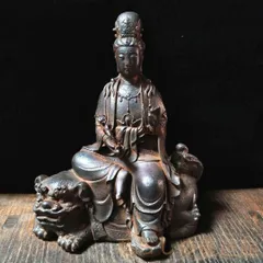 上品】鉄仏 観音 文殊 普賢菩薩 仏像セット 仏教美術 zw427 - メルカリ