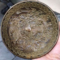 越前焼 獅子牡丹文 大皿 共箱付 陶芸 越前焼 獅子牡丹文 大皿 共箱付 陶芸 - メルカリ