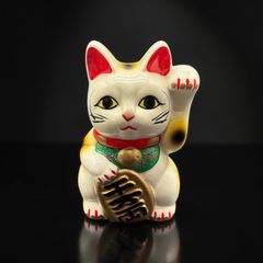 黄金の招き猫 縁起物 貯金箱 中古品 着払い - メルカリ