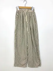 新品 Sibra シブラ ドット柄 ライクストライプセミワイド パンツ sizeM/アイボリー ■■ レディース