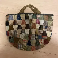90s ヴィンテージ パッチワーク トートバッグ