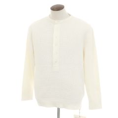 美品マルジェラ カットソー 毛絹綿 生成り×赤ステッチ - メルカリ