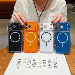 iPhone 15 16 17 Pro ProMax Air ケース 猫耳 MagSafe対応 耐衝撃 カメラ全保護 かわいい
