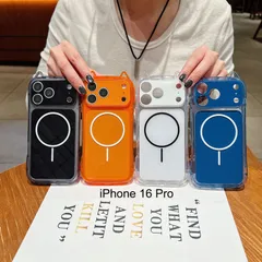 【iPhone 16 Pro 対応】  iPhone ケース 猫耳 MagSafe対応 耐衝撃 カメラ全保護 かわいい