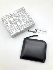 COMME des GARCONS コムデギャルソン SA3100VB L字ファスナー コインケース 財布 黒 ■■◎メンズ