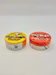 【新品・未開封】スチームクリーム2個セット　カラーズ オブ ピーナッツ(1386限定デザイン缶)　全身保湿クリーム　75ｇのサムネイル