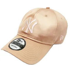 NEW ERA ニューエラ 限定 ニューヨークヤンキース 9TWENTY Valentine's Day サテン  ピンクベージュ サイズ L-XL 61cm〜65cm LF0001-08-0428③