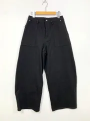 美品 Heather ヘザー ワイド バギー ブラック デニムパンツ sizeS/黒 ■■ レディース