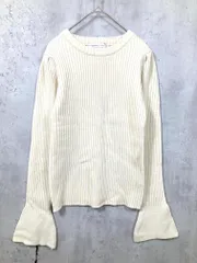タグ付き CIAOPANIC TYPY チャオパニックティピー 袖フレアリブ ニット セーター sizeONE/オフホワイト ■◇ レディース