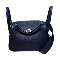 エルメス HERMES リンディミニ U刻印 ブルーニュイ トリヨン メンズ ショルダーバッグのサムネイル