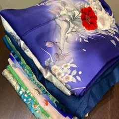 まとめ売り】正絹訪問着14枚 リメイク素材 ハンドメイド向け - メルカリ