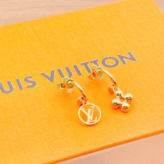 LOUIS VUITTON ブルーミング ピアス モノグラム パール ドレイユ
