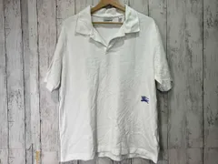 BURBERRY バーバリー Equestrian Knight ポロシャツ ホワイト 8083329 L 