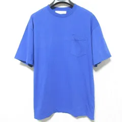 美品 J&M DAVIDSON ジェイアンドエムデヴィッドソン ポケット ロゴ刺繍 Tシャツ 8728C-20340M ブルー レディース 古着 中古 USEDのサムネイル