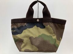極美品】Herve Chapelier コーデュラスクエア トートバッグ 迷彩