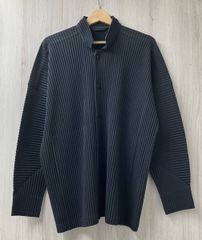 HOMME PLISSÉオムプリッセ 黒ライダースジャケット サイズ1 - メルカリ