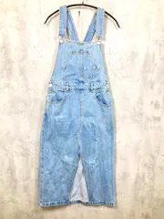 ZARA ザラ デニム スリット サロペット ジャンパースカート ジャンスカ ワンピース sizeS/青 ■■ レディース