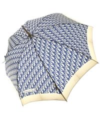 美品✨Christian Dior トロッター 折りたたみ 傘 ヴィンテージ 美品 Christian Dior 折り畳み傘 トロッター オブリーク ブラウン