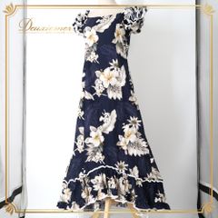 ◻︎8827【パシフィックレジェンド】ハワイ製 アロハワンピース リゾート M ◻︎8827【パシフィックレジェンド】ハワイ製 アロハワンピース