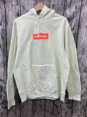 Supreme シュプリーム ボックスロゴ パーカー 裏起毛 ライム ライトグリーン Lサイズ