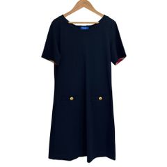 BLUE LABEL CRESTBRIDGE ワンピース 38 ネイビー 美品 - メルカリ