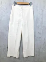 NATURAL BEAUTY BASIC ナチュラルビューティーベーシック 洗える スリットディテール パンツ sizeS/オフホワイト ■■ レディース